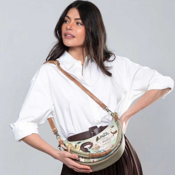 Anekke - Sac porté épaule ovale...