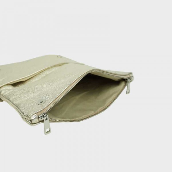 Anais - Pochette en cuir avec rabat...