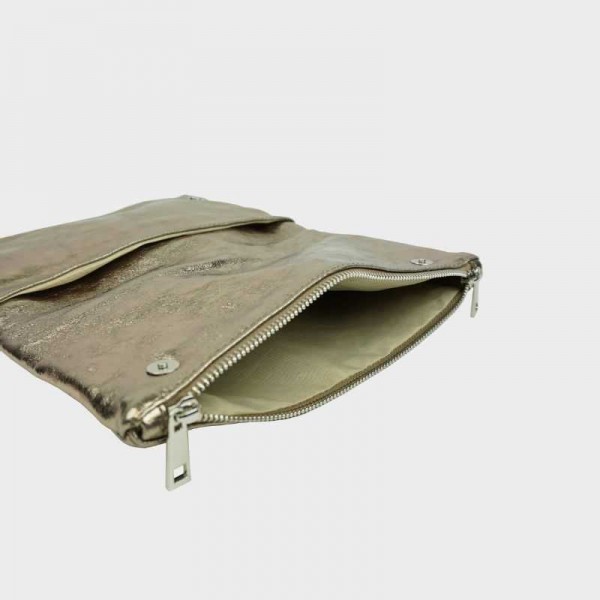 Anais - Pochette en cuir avec rabat...