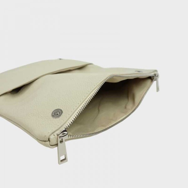 Anais - Pochette en cuir avec rabat...