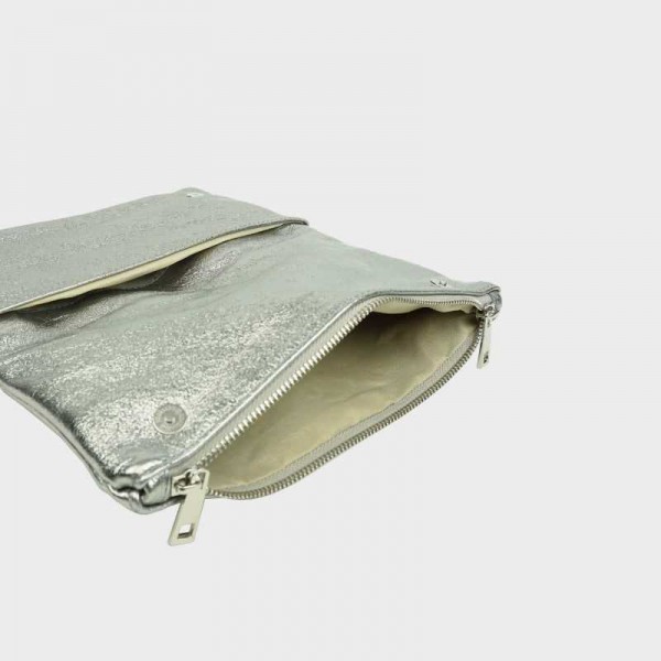 Anais - Pochette en cuir avec rabat...