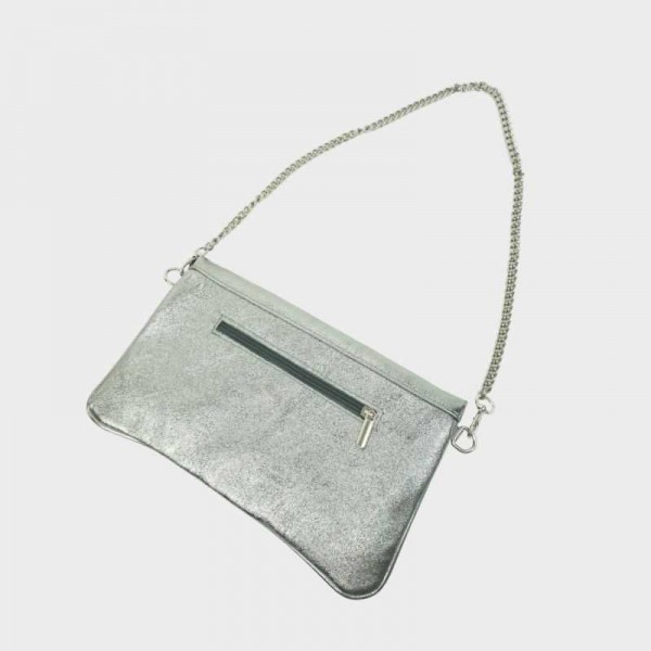 Anais - Pochette en cuir avec rabat...