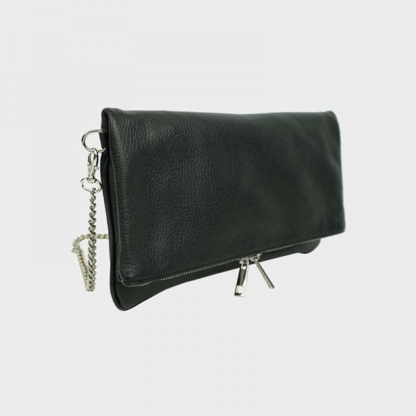 Anais - Pochette en cuir avec rabat...