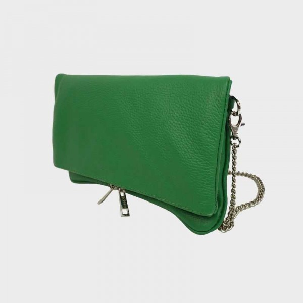 Anais - Pochette en cuir avec rabat...