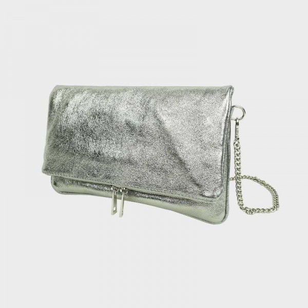 Anais - Pochette en cuir avec rabat...