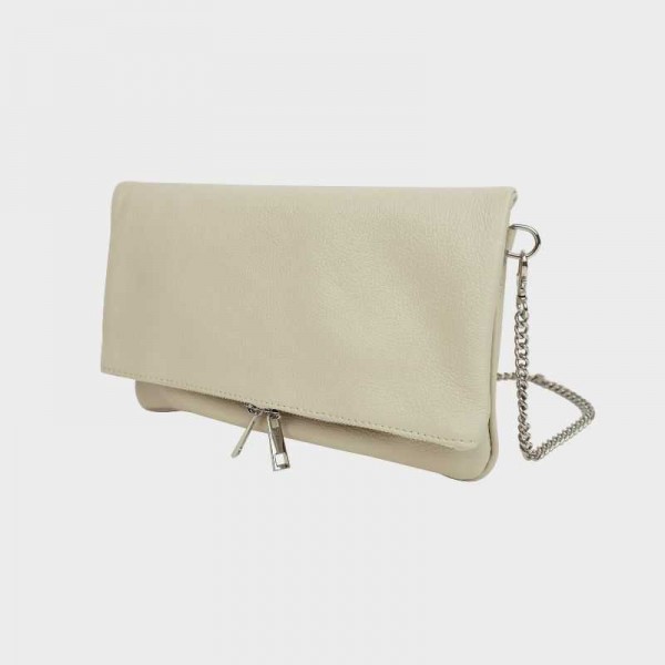 Anais - Pochette en cuir avec rabat...