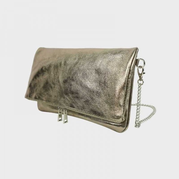 Anais - Pochette en cuir avec rabat...