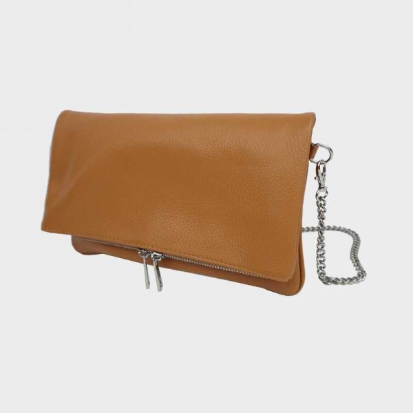 Anais - Pochette en cuir avec rabat...