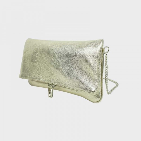 Anais - Pochette en cuir avec rabat...