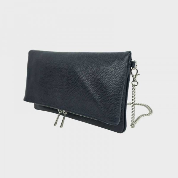 Anais - Pochette en cuir avec rabat...