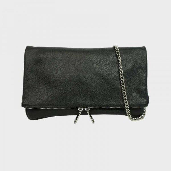 Anais - Pochette en cuir avec rabat...