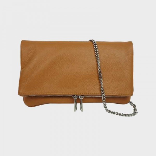 Anais - Pochette en cuir avec rabat...