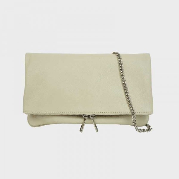 Anais - Pochette en cuir avec rabat...