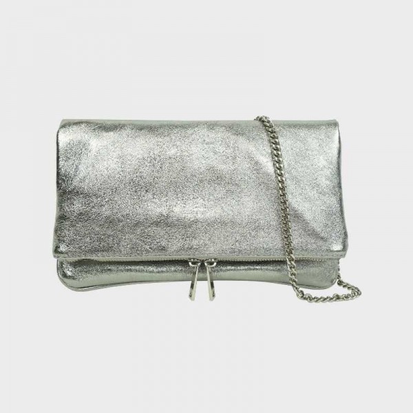 Anais - Pochette en cuir avec rabat...