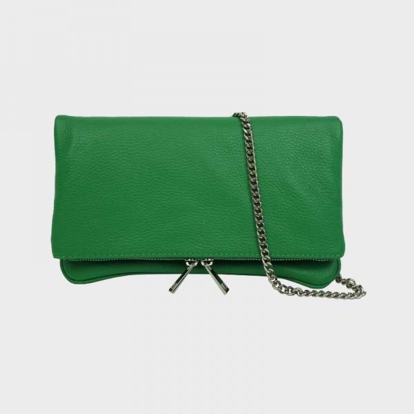 Anais - Pochette en cuir avec rabat...