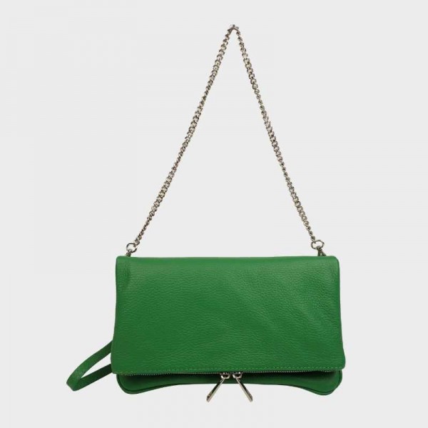 Anais - Pochette en cuir avec rabat...