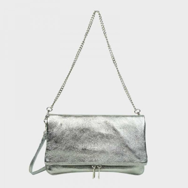 Anais - Pochette en cuir avec rabat...