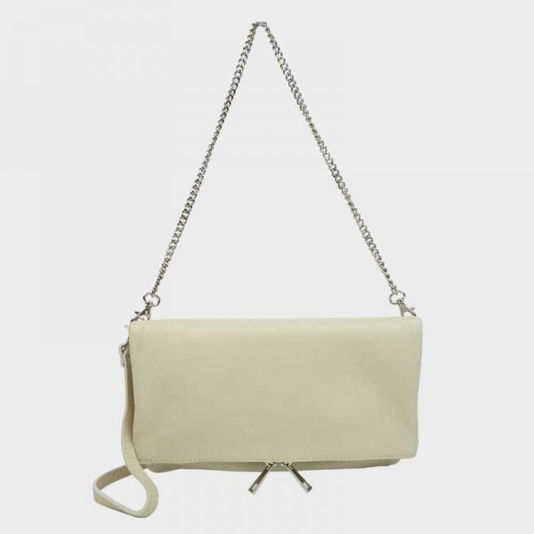 Anais - Pochette en cuir avec rabat...