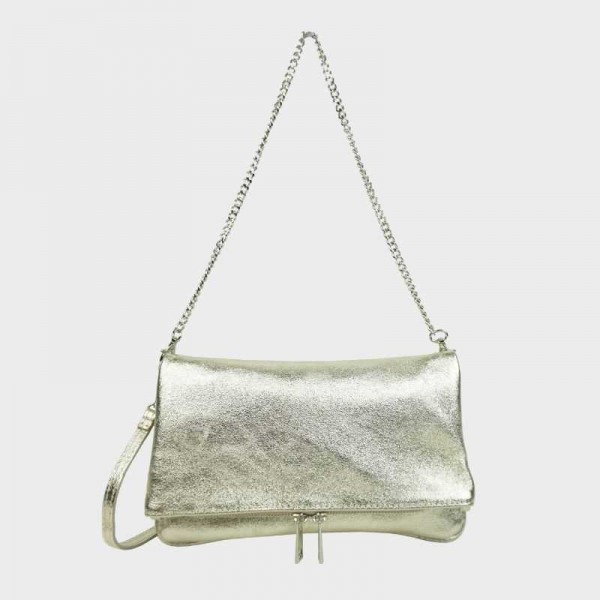 Anais - Pochette en cuir avec rabat...