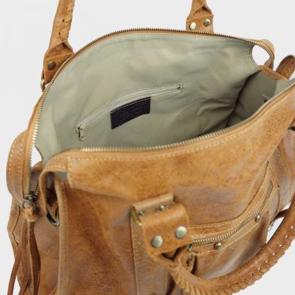 Anais - Grand Sac à main en cuir Naples