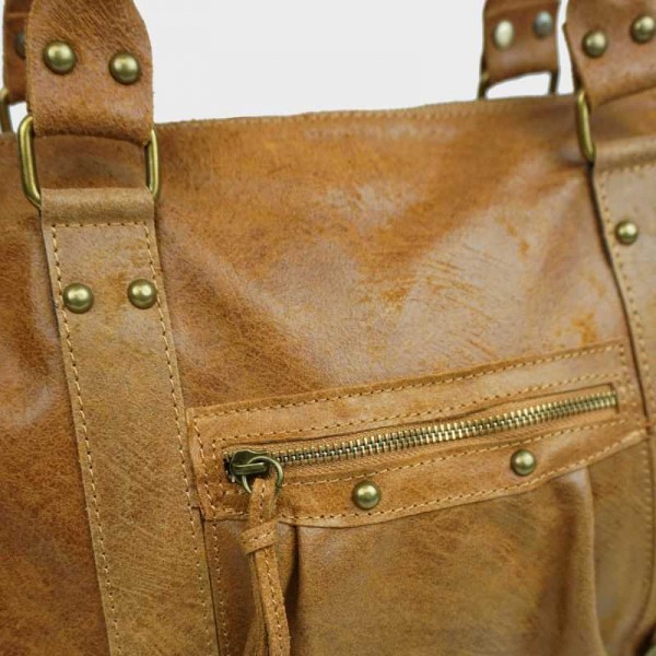 Anais - Grand Sac à main en cuir Naples