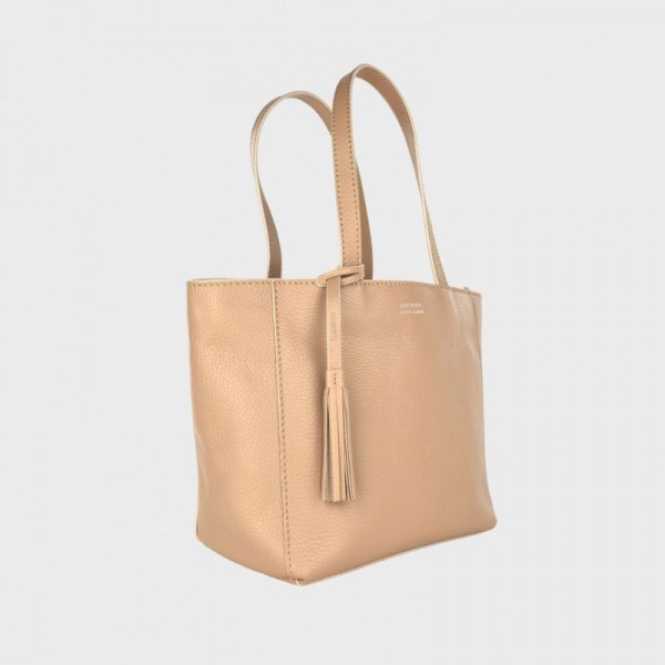 Loxwood - Cabas zippé en cuir grainé... Loxwood - Cabas zippé en cuir grainé...