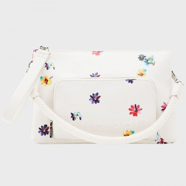 Sac bandoulière à fleurs 23saxpa6 de la marque Desigual Sac bandoulière à fleurs 23saxpa6 de la marque Desigual
