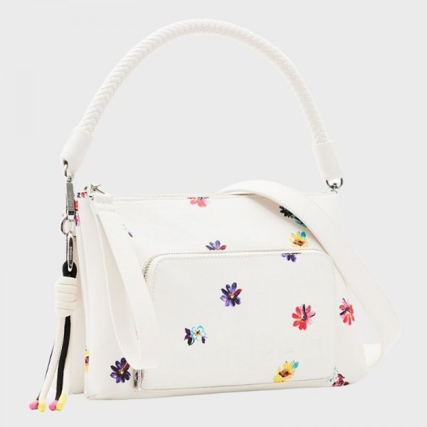 Sac bandoulière à fleurs 23saxpa6 de la marque Desigual Sac bandoulière à fleurs 23saxpa6 de la marque Desigual