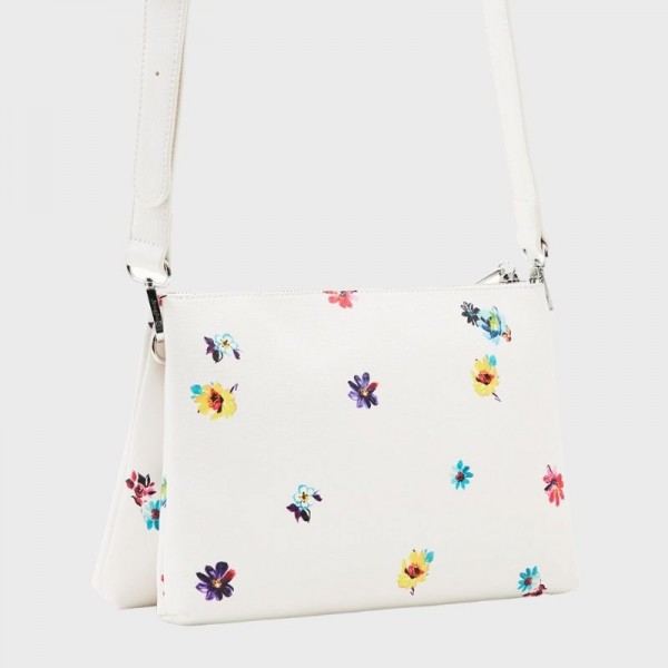 Desigual - Sac bandoulière à fleurs... Desigual - Sac bandoulière à fleurs...