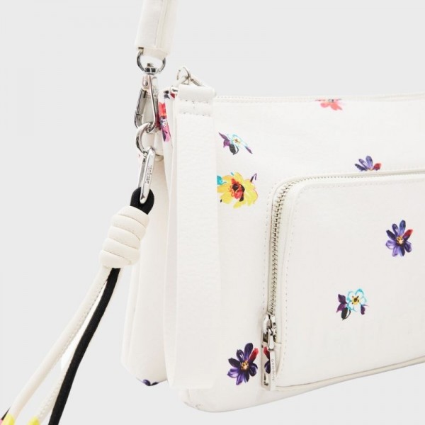 Desigual - Sac bandoulière à fleurs... Desigual - Sac bandoulière à fleurs...