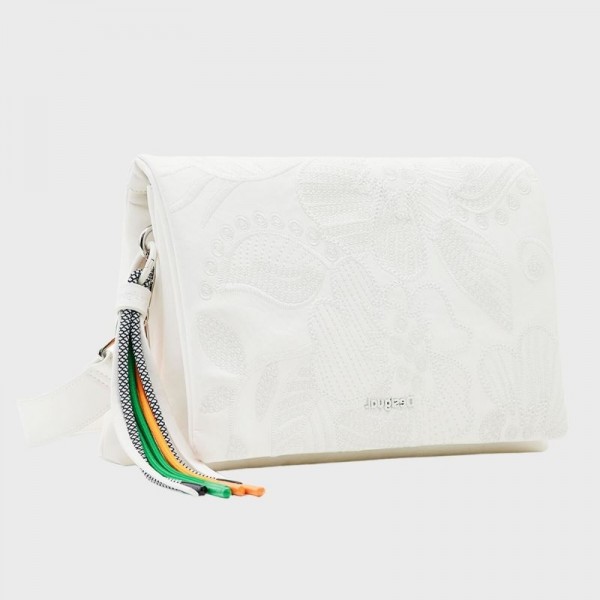 Sac bandoulière à fleurs brodées 23saxp95 de la marque Desigual