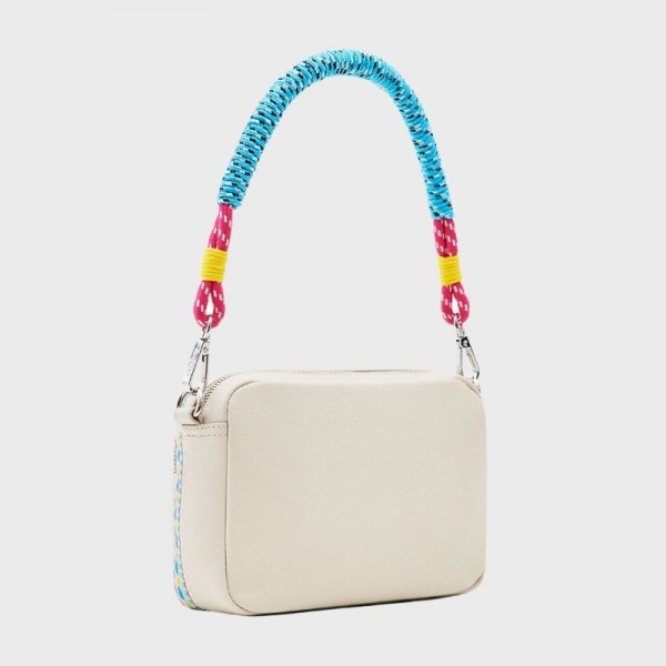 Desigual - Sac bandoulière broderies...