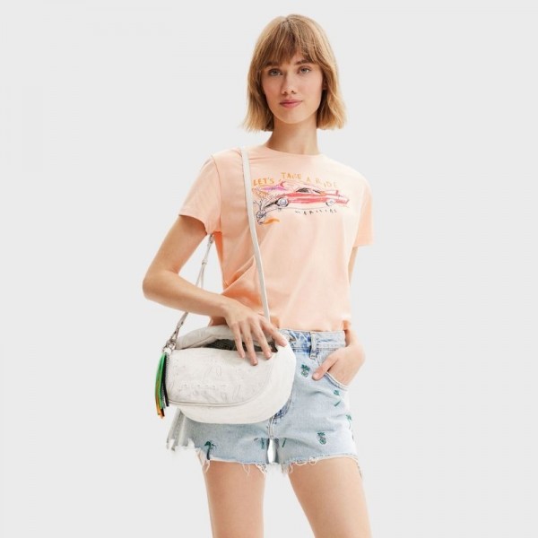 Petit sac broderie suisse 23saxa34 Desigual Petit sac broderie suisse 23saxa34 Desigual