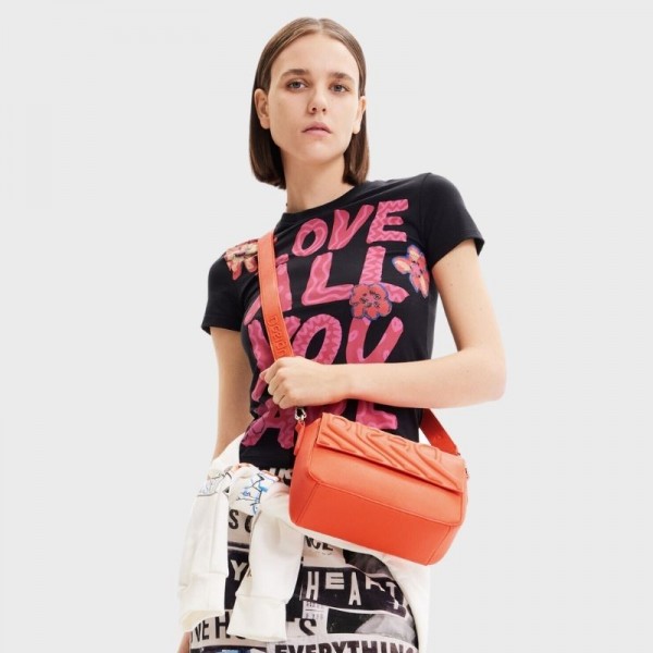 Sac bandoulière avec logo en relief 23saxp35 Desigual