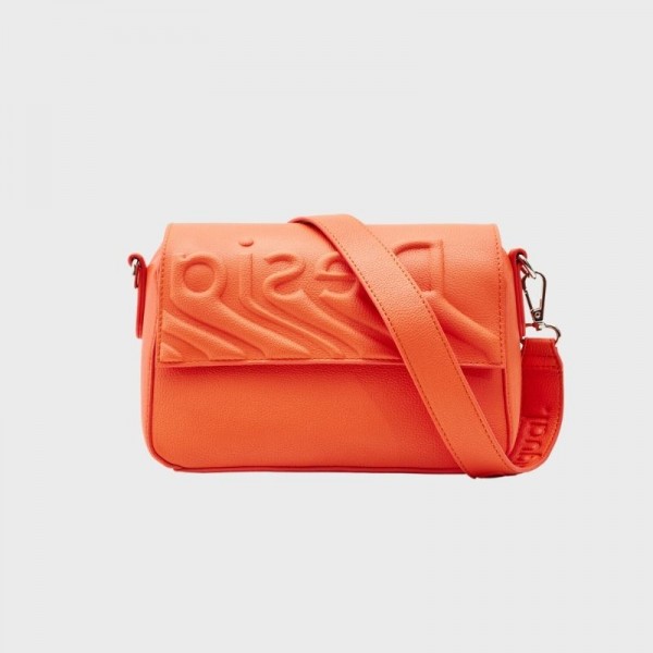 Desigual - Sac bandoulière avec logo...