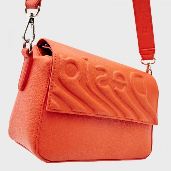 Desigual - Sac bandoulière avec logo...