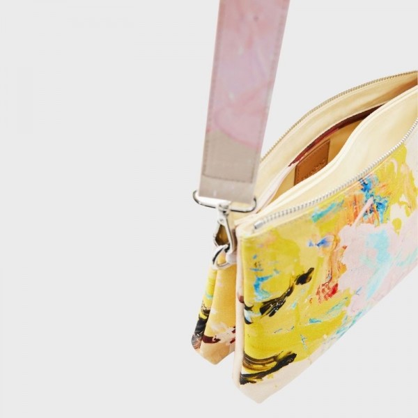 Desigual - Sac bandoulière peinture...