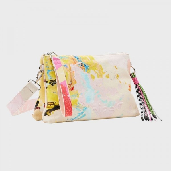 Desigual - Sac bandoulière peinture...
