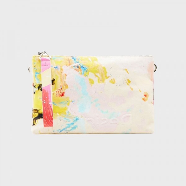 Desigual - Sac bandoulière peinture...