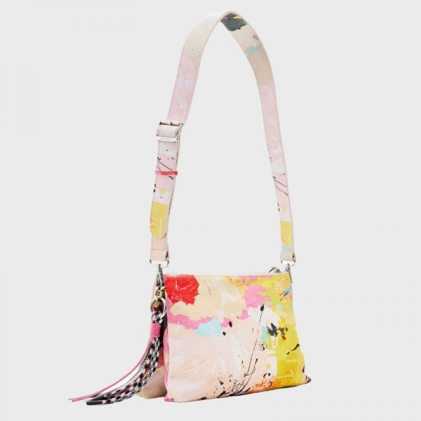 Desigual - Sac bandoulière peinture...