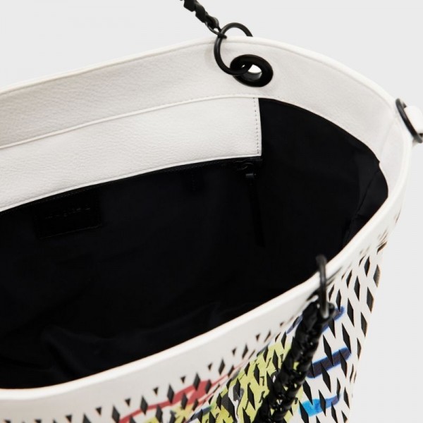 Desigual - Sac à main estampé soleils...