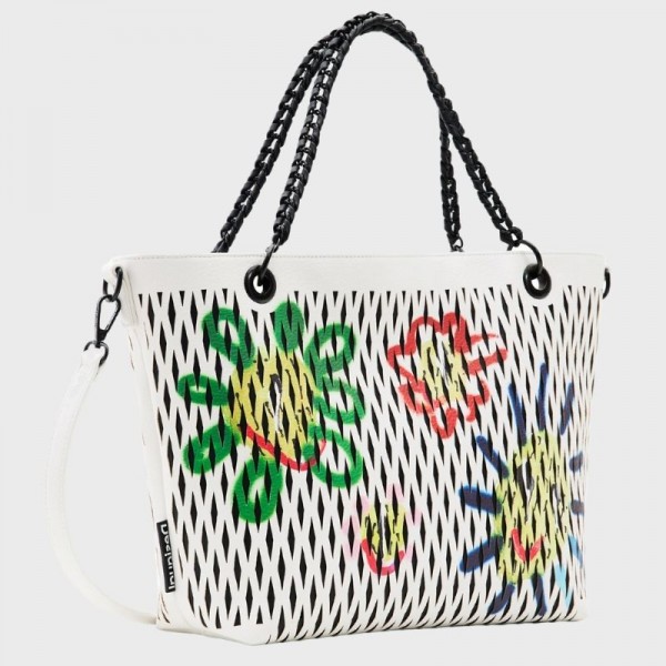Desigual - Sac à main estampé soleils...