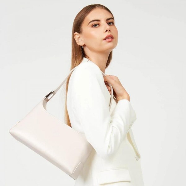 Lancaster - Sac baguette en cuir...