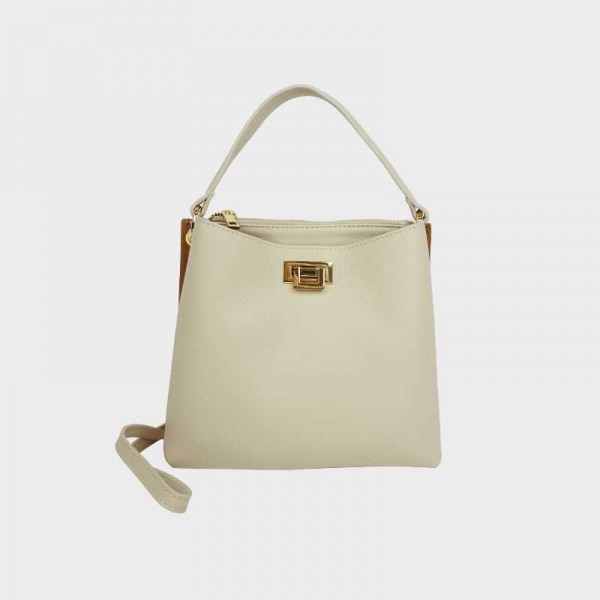 Anais - Sac à main bi-couleur en cuir... Anais - Sac à main bi-couleur en cuir...