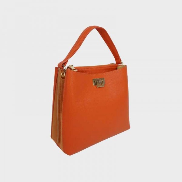 Anais - Sac à main bi-couleur en cuir... Anais - Sac à main bi-couleur en cuir...