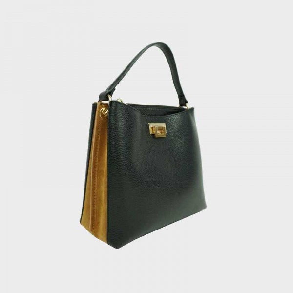 Anais - Sac à main bi-couleur en cuir... Anais - Sac à main bi-couleur en cuir...