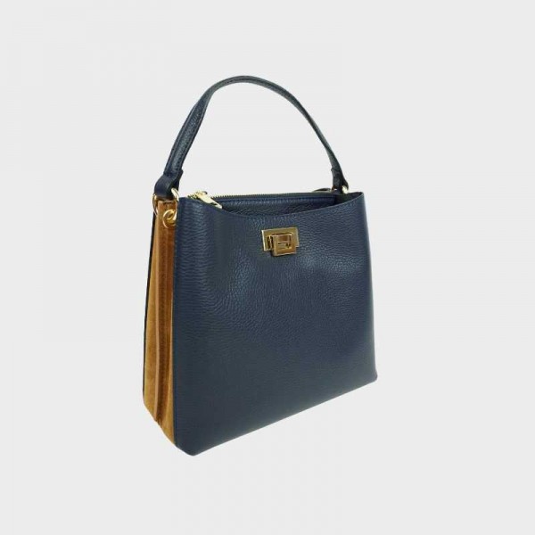 Anais - Sac à main bi-couleur en cuir... Anais - Sac à main bi-couleur en cuir...