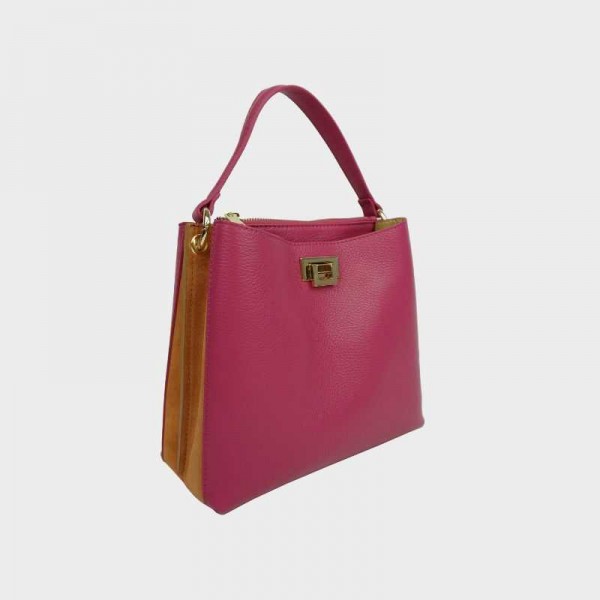 Anais - Sac à main bi-couleur en cuir... Anais - Sac à main bi-couleur en cuir...