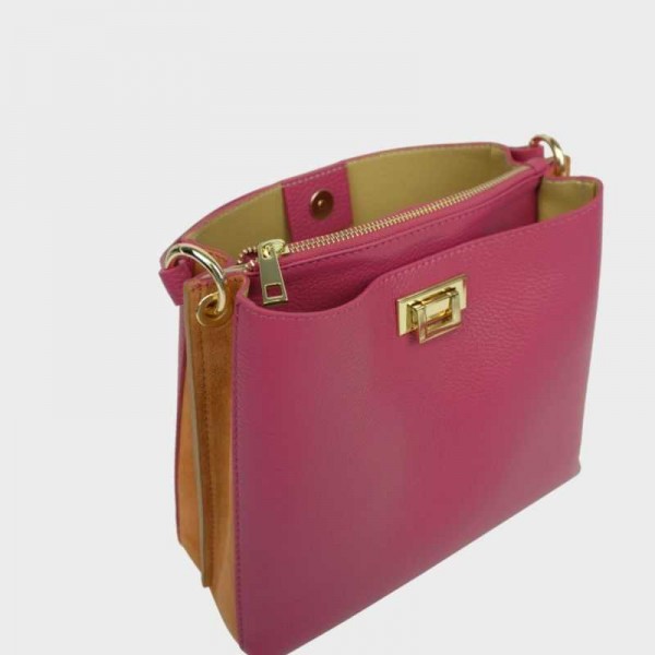 Anais - Sac à main bi-couleur en cuir... Anais - Sac à main bi-couleur en cuir...