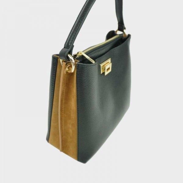 Anais - Sac à main bi-couleur en cuir... Anais - Sac à main bi-couleur en cuir...